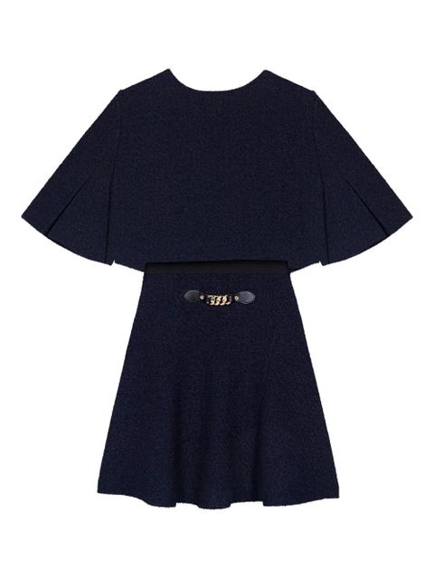 Maje chain-embellished mini day dress - Blue - zdjęcie produktu nr 1