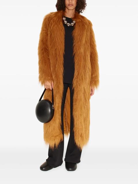 Simon Miller Lett Shaggy faux-fur coat - Brown - zdjęcie produktu nr 2