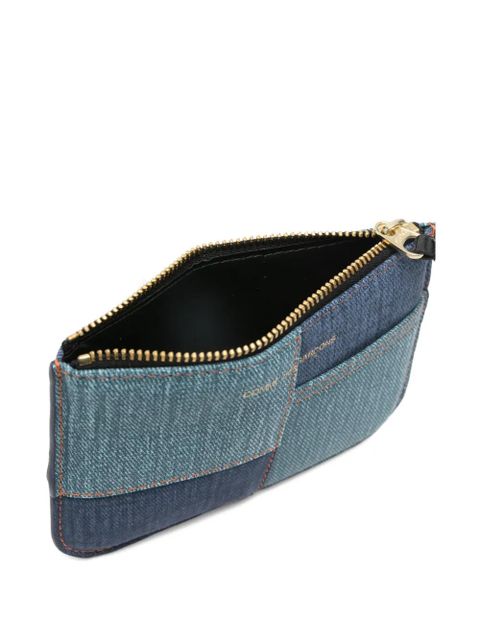 Comme Des Garçons logo-detail wallet - Blue