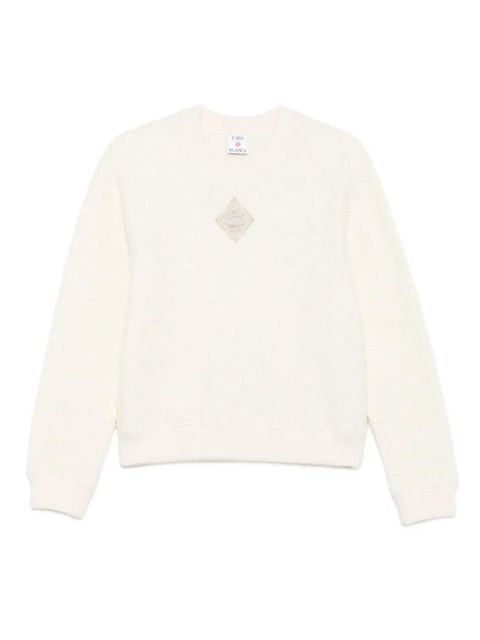 Casablanca logo-detail sweatshirt - White - zdjęcie produktu nr 1