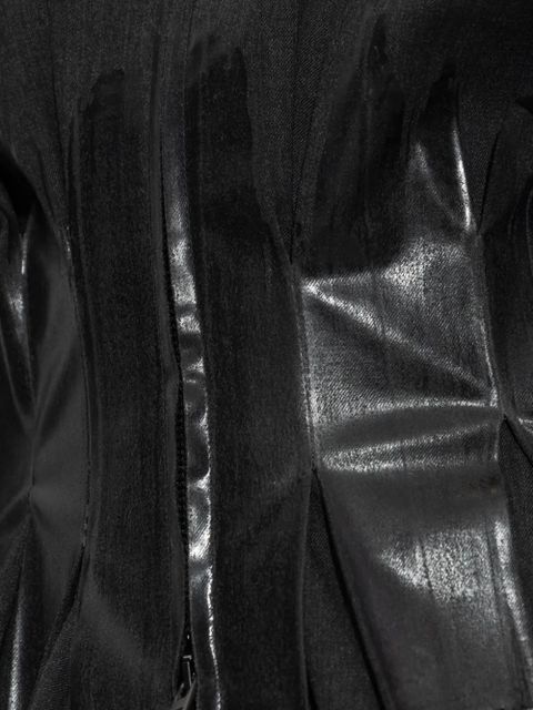 Diesel G-anbu zip pleated jacket - Black - zdjęcie produktu nr 2