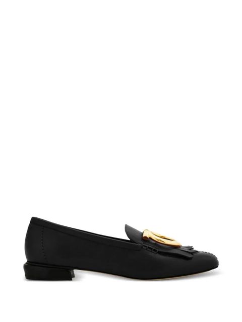 Ferragamo Silvy fringed gancio loafers - Black - zdjęcie produktu nr 1