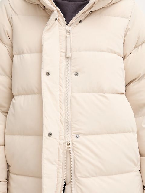 Columbia kurtka puchowa Amaze kolor beżowy zimowa 2133703