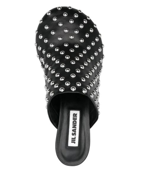 Jil Sander 60mm stud-embellished mules - Black