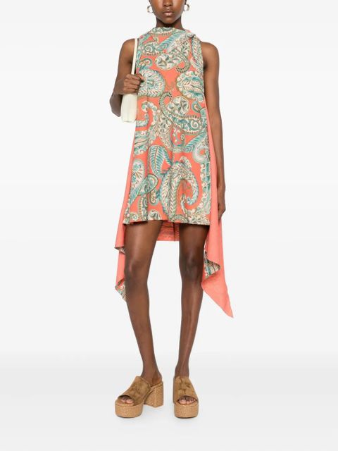ETRO paisley-print midi dress - Orange - zdjęcie produktu nr 2