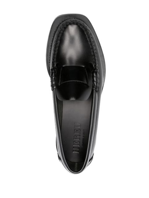 Hereu Sineu leather loafers - Black