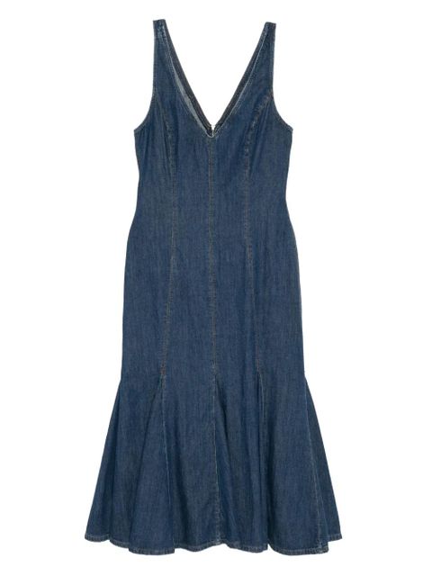 Reformation Serafina denim dress - Blue - zdjęcie produktu nr 1