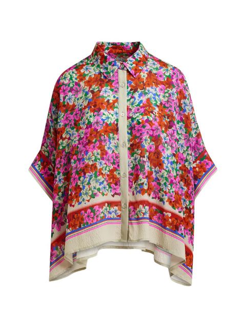 Essentiel Antwerp Jirt floral shirt - Red - zdjęcie produktu nr 1
