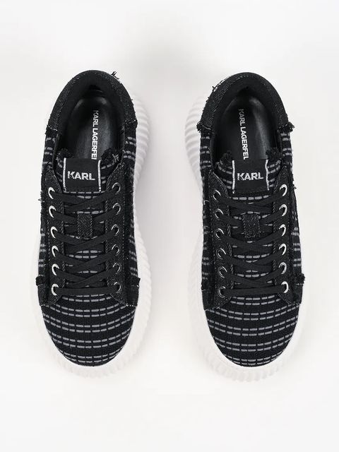 Karl Lagerfeld sneakersy skórzane Kreeper Lo