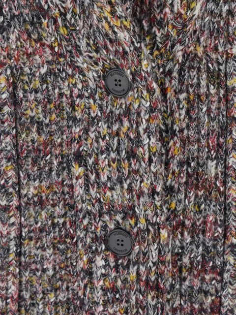 Missoni deep-neck flame rib cardigan - Grey - zdjęcie produktu nr 2