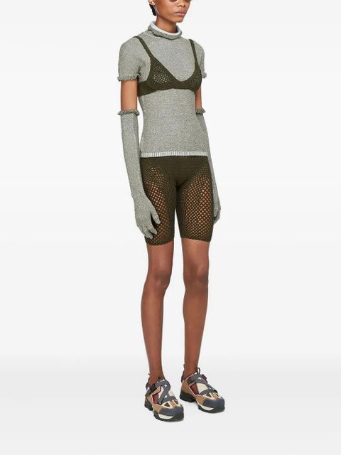 Isa Boulder Explore crochet-knit bra - Green - zdjęcie produktu nr 2