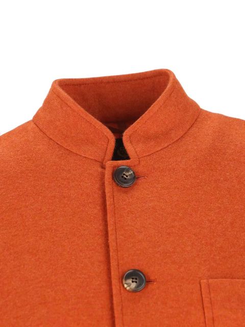 Loro Piana Spagna button-up cashmere jacket - Orange