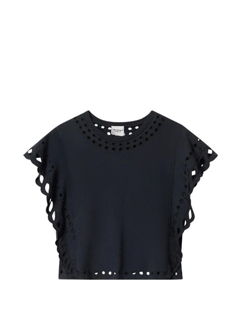 MARANT ÉTOILE Odyle T-shirt - Black - zdjęcie produktu nr 1