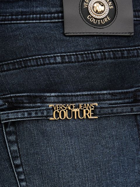 Versace Jeans Couture jeansy damskie kolor niebieski 79HAB5K1 CDWAB