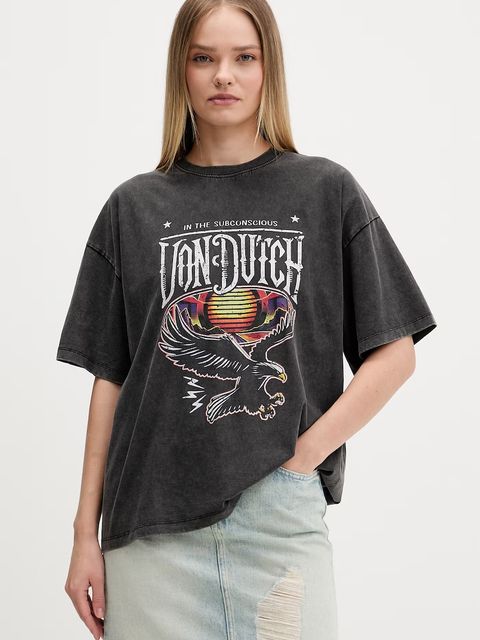 Von Dutch T-shirt damski bawełniany - zdjęcie produktu nr 1
