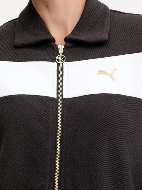 Puma bluza damska kolor czarny gładka 632137