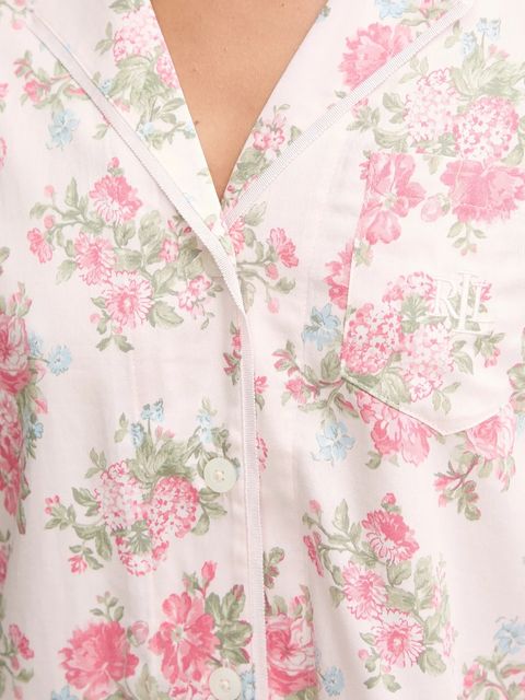 Lauren Ralph Lauren piżama damska kolor różowy ILN92441