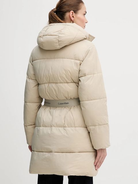 Calvin Klein Jeans kurtka kolor beżowy LV047D508G