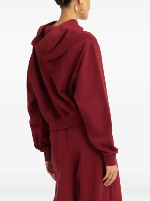 ROTATE BIRGER CHRISTENSEN drawstring hoodie - Red