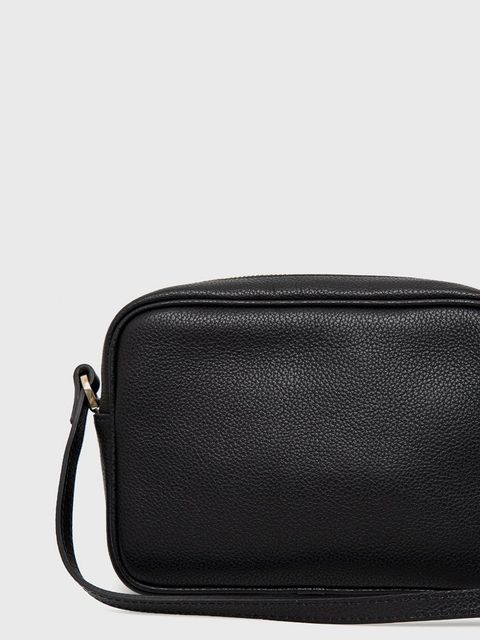 Patrizia Pepe Torebka skórzana kolor czarny CB8985 L001