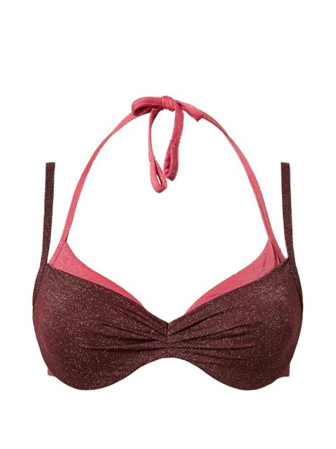 TWINSET two-tone underwired bikini top - Purple - zdjęcie produktu nr 1