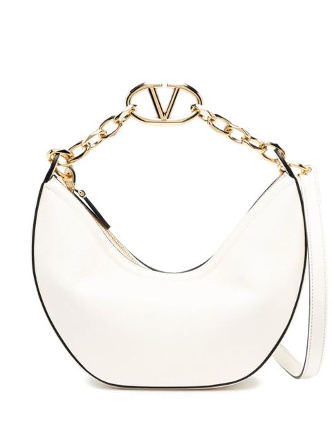 Valentino Garavani small VLogo Moon shoulder bag - White - zdjęcie produktu nr 1