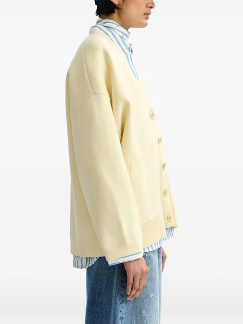 Essentiel Antwerp flower-button cardigan - Neutrals