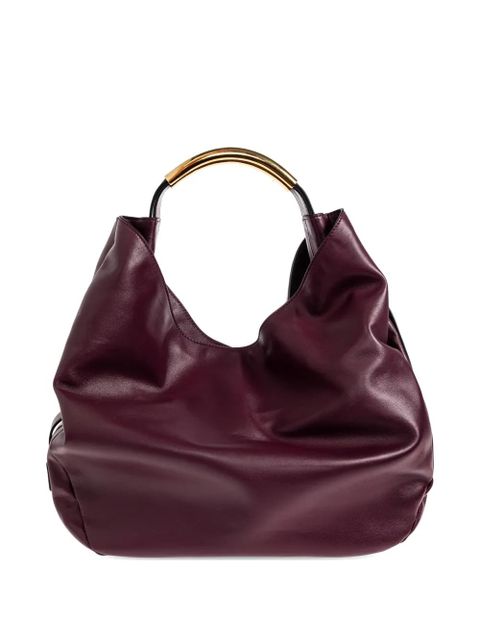 Moschino Handle Me logo-plaque tote bag - Red - zdjęcie produktu nr 1