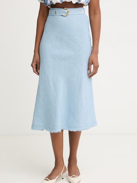 Pinko spódnica z lnem - zdjęcie produktu nr 1