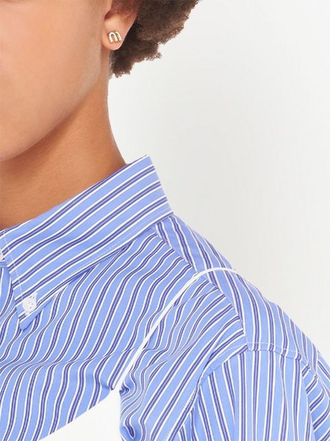 Miu Miu logo-plaque stud earrings - Gold - zdjęcie produktu nr 2