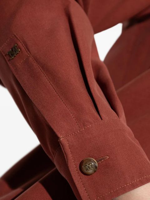 Max Mara pocket buttoned shirt - Brown