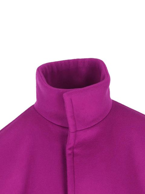 Saint Laurent wool belted coat - Pink