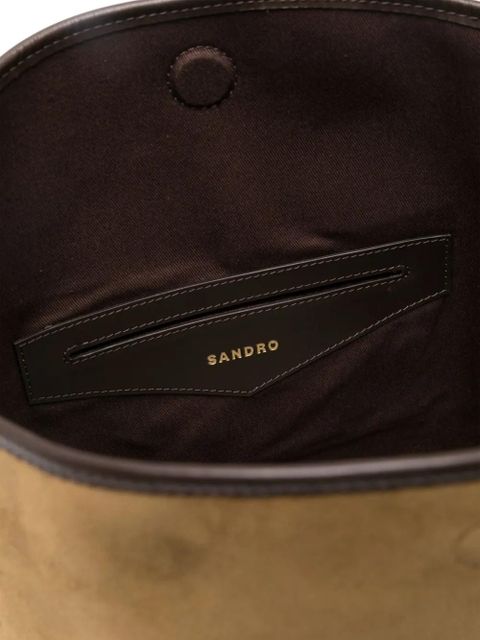 SANDRO Tangoso bucket bag - Neutrals