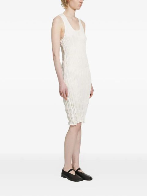 TOTEME crinkled tank dress - White - zdjęcie produktu nr 1