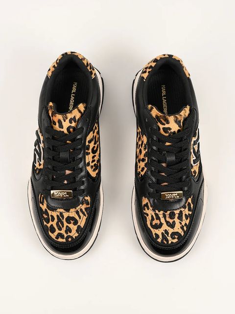 Karl Lagerfeld sneakersy KOURTNEY damskie kolor czarny KL63026