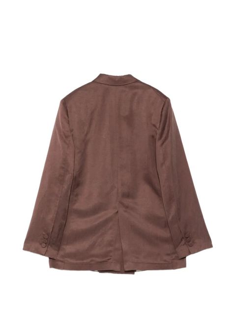 Alysi double-breasted blazer - Brown - zdjęcie produktu nr 2