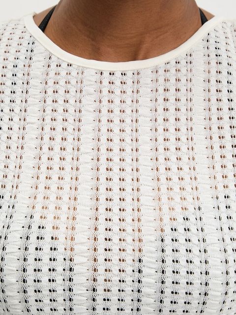 Answear.LAB sukienka plażowa kolor beżowy mini dopasowana