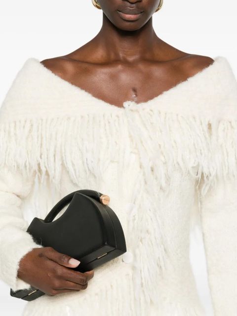 Cult Gaia fringed cardigan - Neutrals