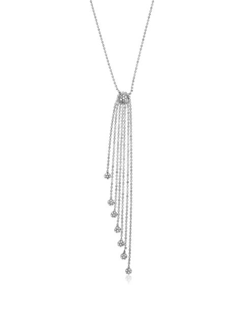 Alessandra Rich crystal-embellished necklace - Silver