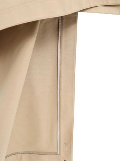LOEWE draped panel mini skirt - Neutrals