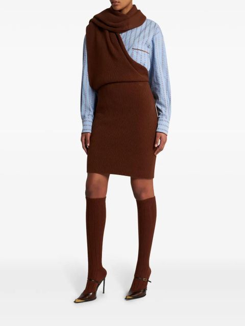 ETRO ribbed-knit midi dress - Brown - zdjęcie produktu nr 2