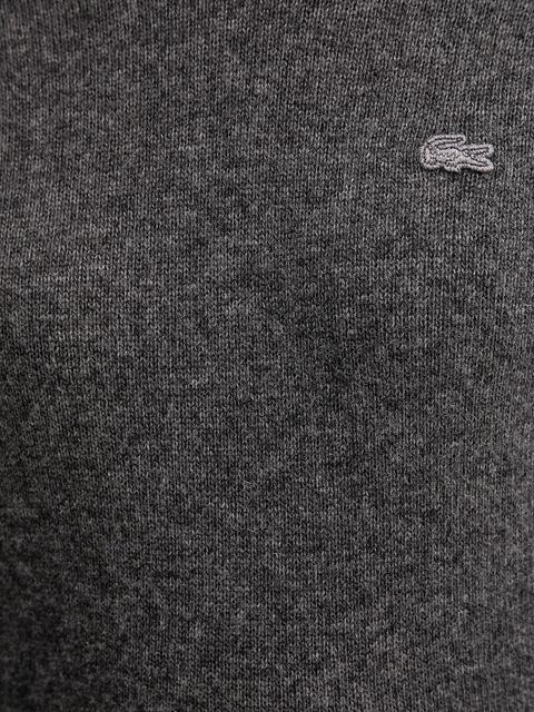 Lacoste sukienka wełniana kolor szary mini rozkloszowana EF4161