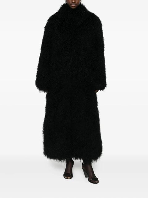 ducie Faye shearling coat - Black
