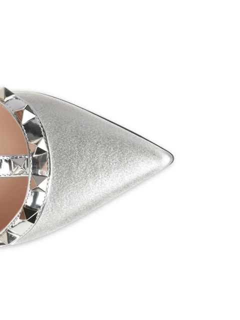 Valentino Garavani 100mm Rockstud pumps - Grey