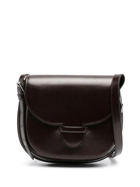 LEMAIRE Cartridge leather crossbody bag - Brown - zdjęcie produktu nr 1