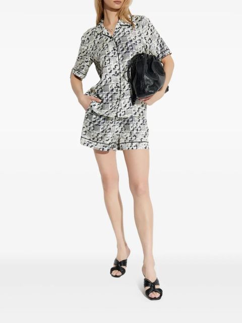 Tory Burch monogram shirt - White - zdjęcie produktu nr 2