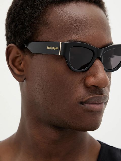 Palm Angels okulary przeciwsłoneczne kolor czarny PERI087_501007