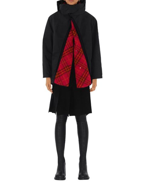 Burberry detachable-warmer jacket - Black