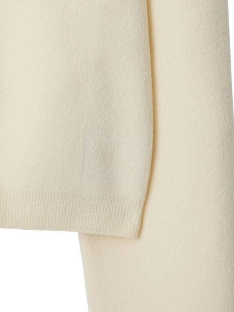 Burberry chenille-texture jumper - White