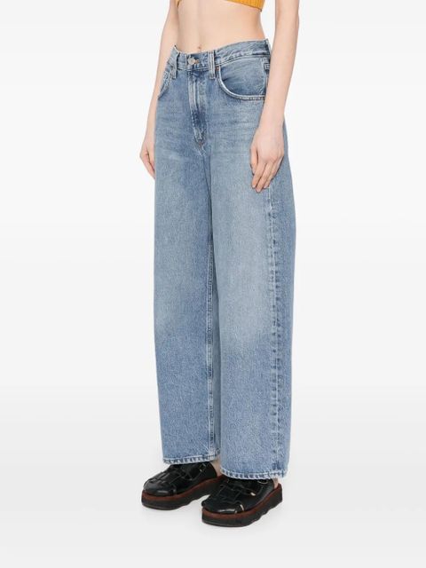 AGOLDE Petite low-curved jeans - Blue